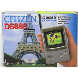 CITIZEN DS 888 2.2" LCD COLOR TV