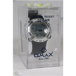 NEW MENS OMAX WRISTWATCH -COMES W/ 1 YEAR WARRANTY