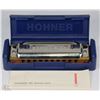Image 1 : NEW HOHNER BLUE HARP HARMONICA IN BLUE