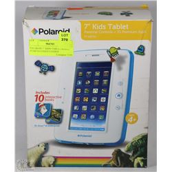 POLAROID 7" KIDS TABLET MODEL PTAB750 COMES LOADED