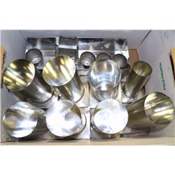 CANDLE MAKING MOULDS STAINLESS STEEL ASSORTED