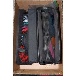 BOX W/OVER 130 CD MUSIC CD'S AND 4 CD