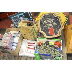 PALLET OF NEW ELECTRICAL,ROOFING NAILS,VINTAGE