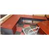 Image 1 : L-SHAPED 6'  EXECUTIVE OFFICE DESK MULTIPLE