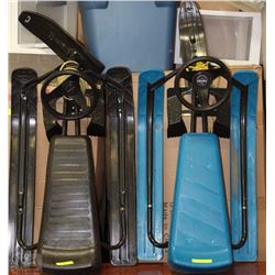 LOT OF 2 SLED RACERS