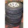 Image 1 : SET OF FOUR TIRES & RIMS