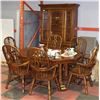 Image 1 : BROYHILL DARK OAK DINING ROOM SUITE INCLUDING