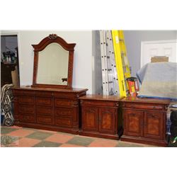 HEAVY CARVED DRESSERS INCLUDING