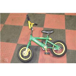 CHILD JOHN DEERE PEDAL BIKE