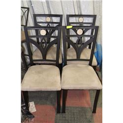 4 DINING ROOM CHAIRS