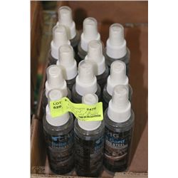 TWELVE SMALL BOTTLES OF STAINLESS STEEL CLEANER