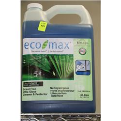 4 LITRE BOTTLE OF ECOMAX SCENT FREE