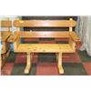 Image 1 : SOLID WOODEN ROCKING BENCH - 50"