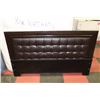 Image 1 : QUEEN SIZE PADDED HEADBOARD WITH FOOTBOARD