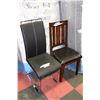Image 1 : TWO NEW  MISMATCHED SIDECHAIRS