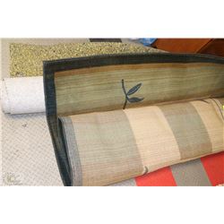 5X8 AREA CARPET WITH UNDERLAY