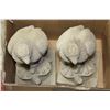 Image 1 : FLAT WITH 2 CONCRETE HAWK GARDEN DECOR