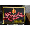 Image 1 : STROHS LIGHTED BEER SIGN