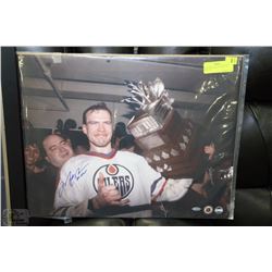 MARK MESSIER SIGNED PICTURE WITH COA
