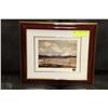 Image 1 : FRAMED "COLD SPRING" PRINT NO'D 70/395 &