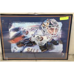 TOMMY SALO FRAMED HOCKEY PICTURE