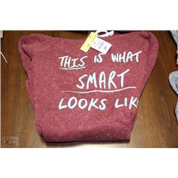 THIS IS WHAT SMART LOOKS LIKE HOODED SWEAT SHIRT