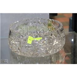 LARGE PINWHEEL CRYSTAL BOWL