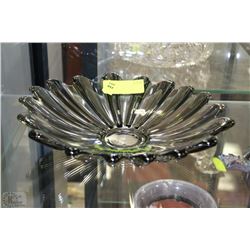 SMOKED GLASS DESIGNER DISH