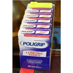 BOX WITH 6 PKS OF POLYGRIP PRECUT COMFORT