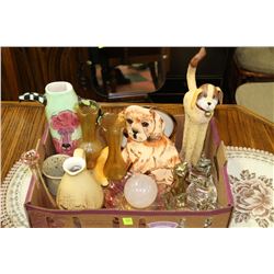 ESTATE BOX OF COLLECTIBLE ORNAMENTS ON CHOICE