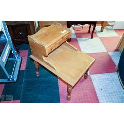 MAPLE TELEPHONE TABLE