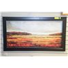Image 1 : LARGE FRAMED LANDSCAPE PICTURE 40 "X 23"
