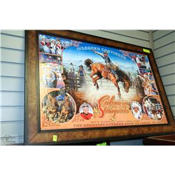 CALGARY STAMPEDE FRAMED POSTER FROM 2005