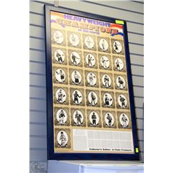 FRAMED HEAVY WEIGHT CHAMPIONS OF THE WORLD