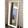 Image 1 : WHITE WALL MIRROR - 1'3"W  X 2'9.5"L