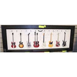 FAMOUS GUITARS PICTURE 15" X 39"