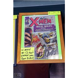 XMEN  #13 -1960'S VINTAGE COMIC BOOK DISPLAY