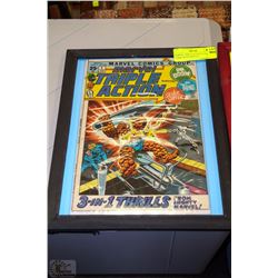 MARVEL TRIPLE ACTION #1-1960'S COMIC BOOK DISPLAY