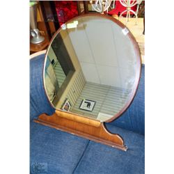 VINTAGE DRESSER ROUND MIRROR *NO DRESSER*