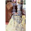 Image 1 : PAIR OF WIRE ORNAMENTAL STYLE CANDLE HOLDERS