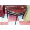 Image 1 : HALF MOON HALL TABLE 30"X15"X27"H
