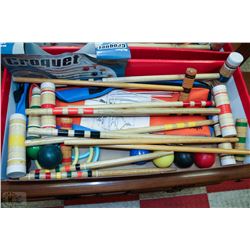 CROQUET SET & CARRYING BAG