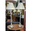 Image 1 : PAIR OF BUFFET STYLE LAMPS