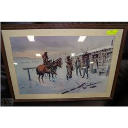 CHARLES MARION RUSSEL PICTURE OF THE INDIAN