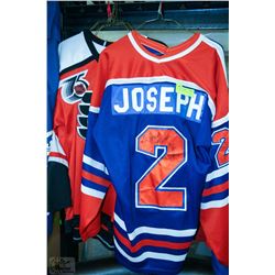 FIVE NHL JERSEYS - SOME SIGNED