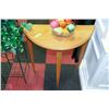 Image 1 : HALF MOON PINE SIDE TABLE