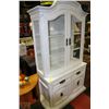 Image 1 : WHITE SHABBY CHIC CHINA CABINET