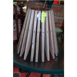 HAND MADE WOOD PLANT STAND 15" TALL