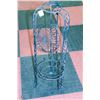 Image 1 : BLACK METAL 2-TIER PLANT STAND WITH CARRY HANDLE