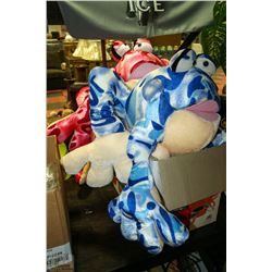 BOX OF STUFFED ANIMALS